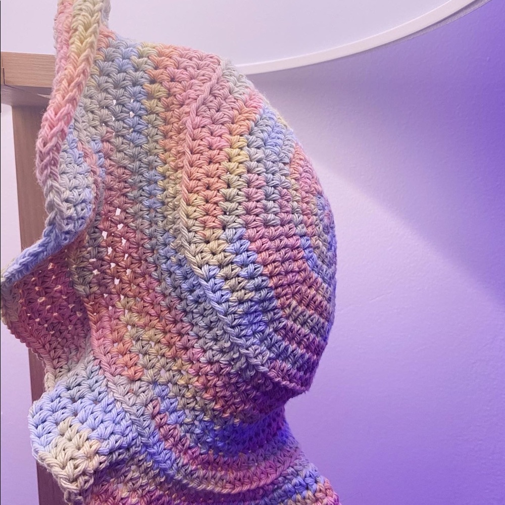 Rainbow bucket hat